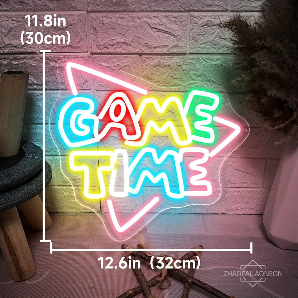 LED neon decoration for game room