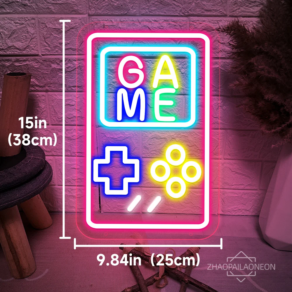 LED neon decoration for game room