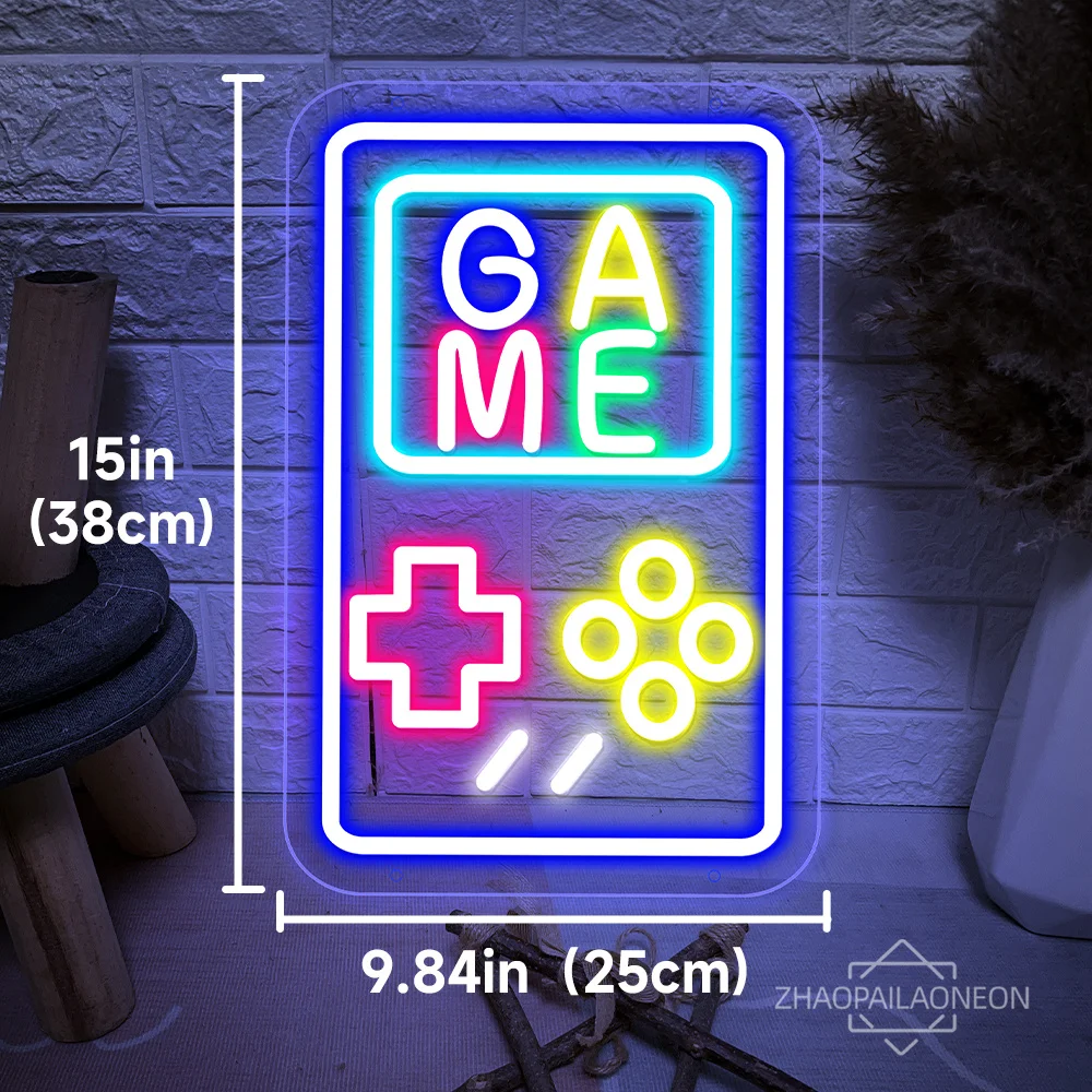 LED neon decoration for game room