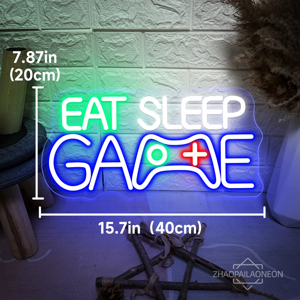 LED neon decoration for game room