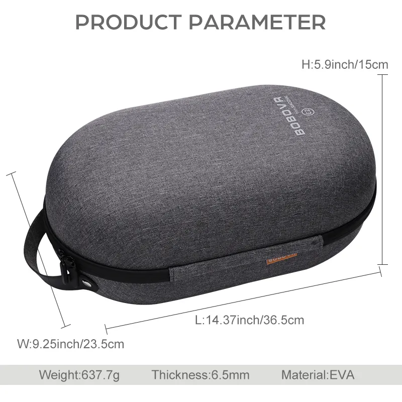 BOBOVR C2 Carrying Case Compatible with Meta Quest 2 Compatible with Pico 4 VR Hard Large Space Bag