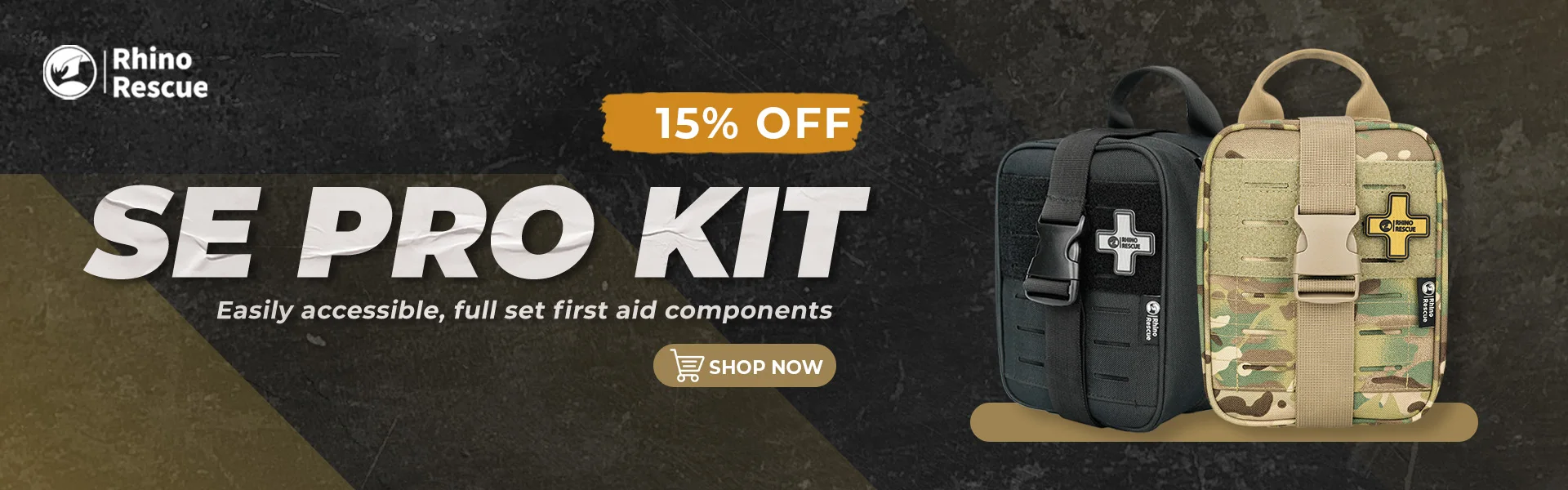 Tactical Military Combat Rescue Tourniquet with Metal Rod