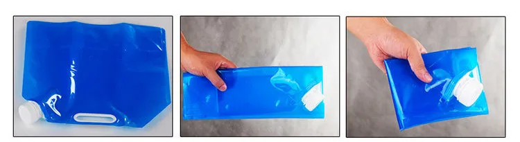 Super resistant collapsible water bag