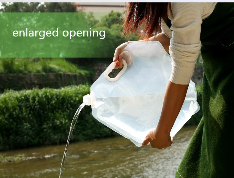 Super resistant collapsible water bag