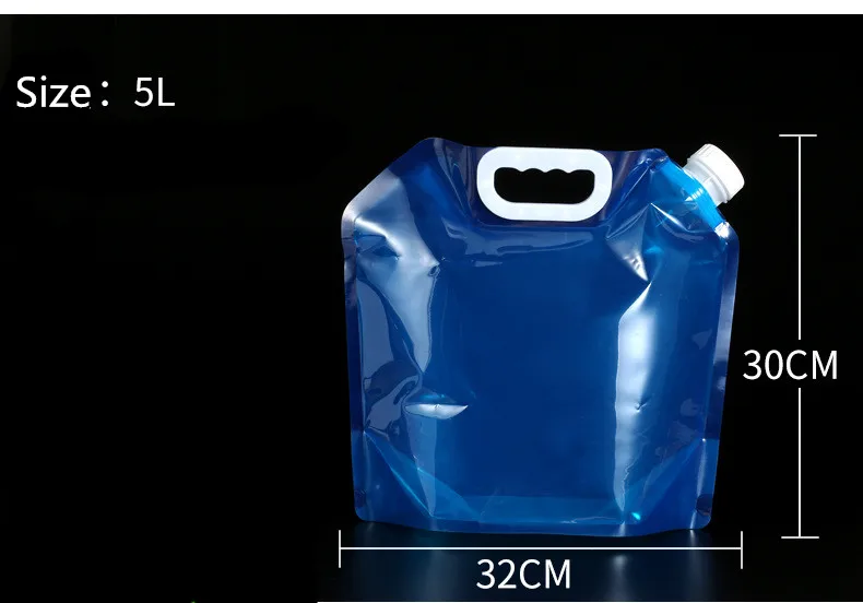 Super resistant collapsible water bag