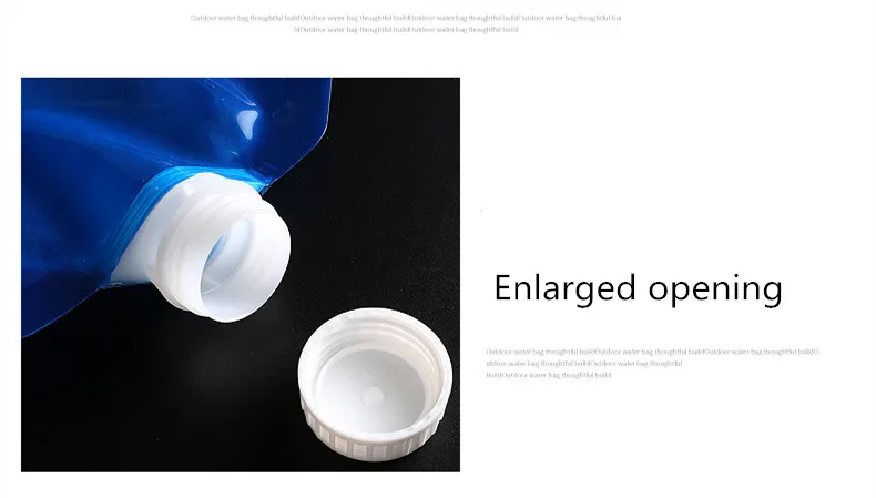 Super resistant collapsible water bag