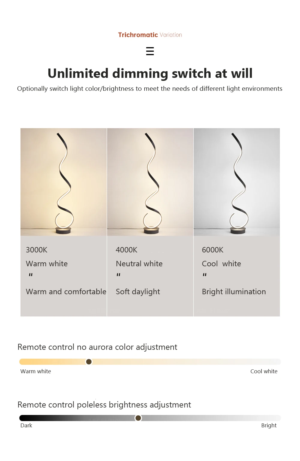 Modern LED Design Stand Light Decoration