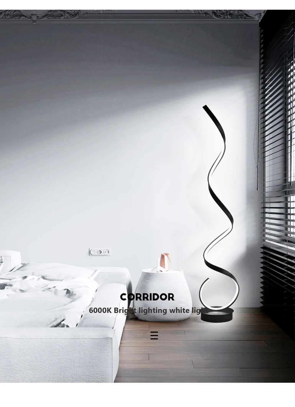 Modern LED Design Stand Light Decoration