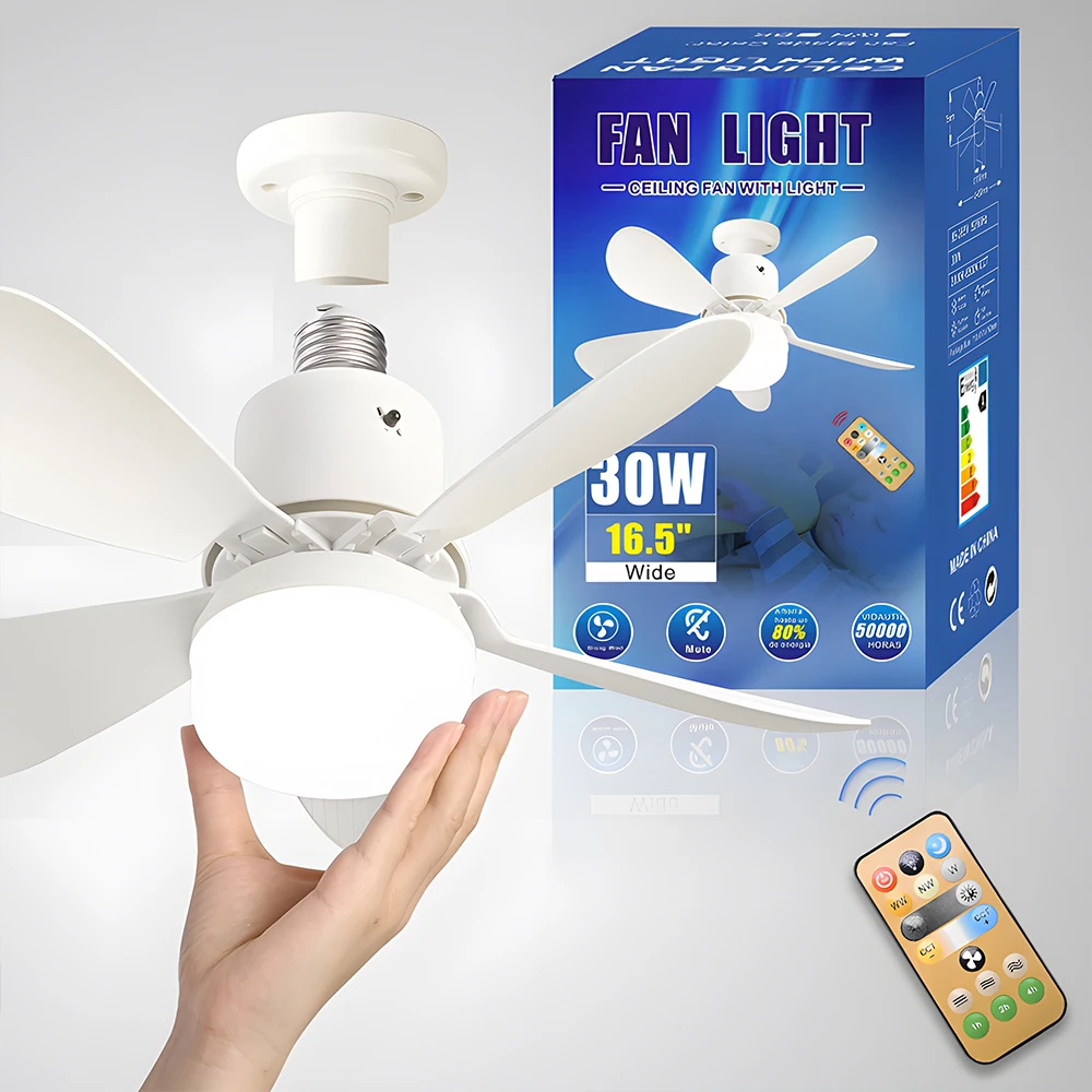 30W LED Ceiling Fan with Remote Control