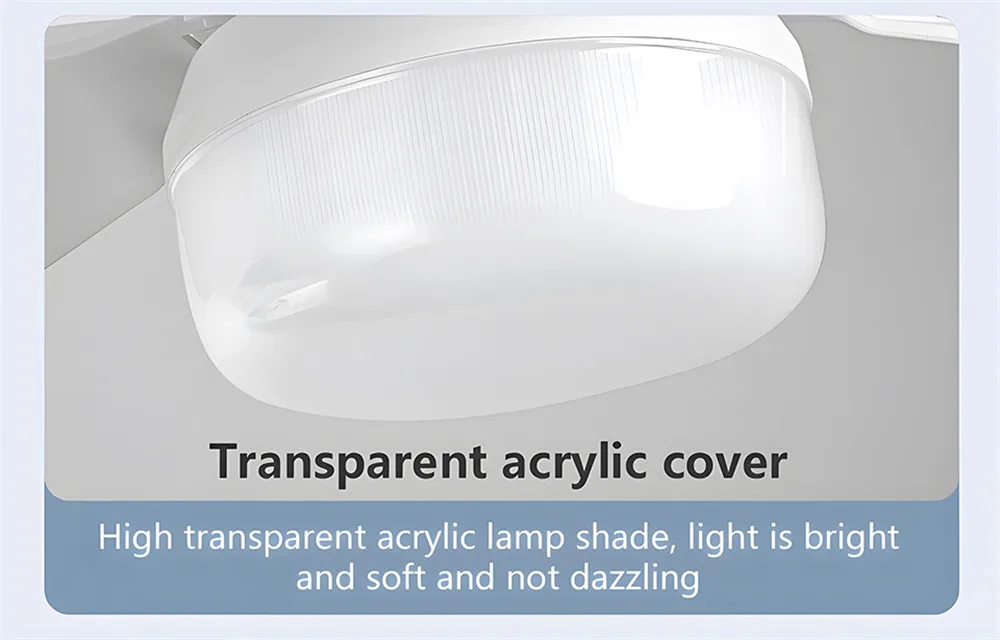 30W LED Ceiling Fan with Remote Control