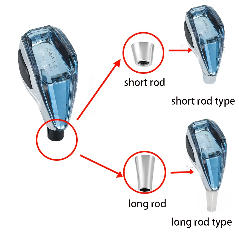 Crystal LED Gear Knob for Cars
