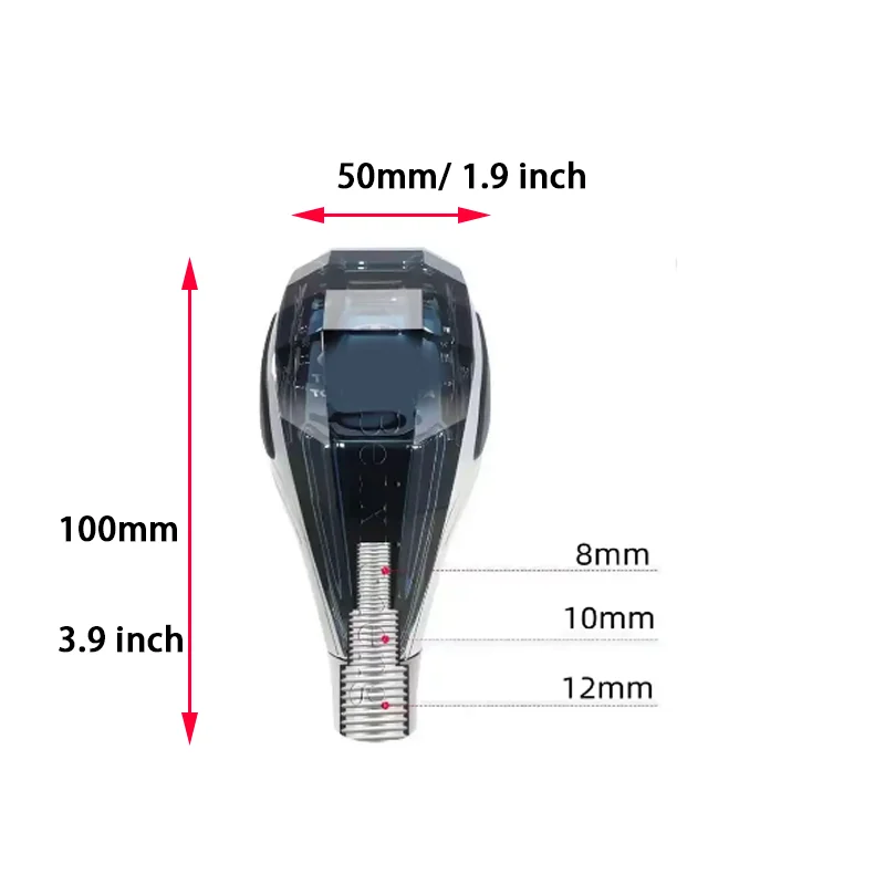 Crystal LED Gear Knob for Cars